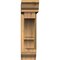 Ekena Millwork Balboa Traditional Smooth Bracket w/ Offset Brace, Western Red Cedar, 5 1/2"W x 20"D x 20"H BKT0604X20X20BOA01SWR - alternate 3